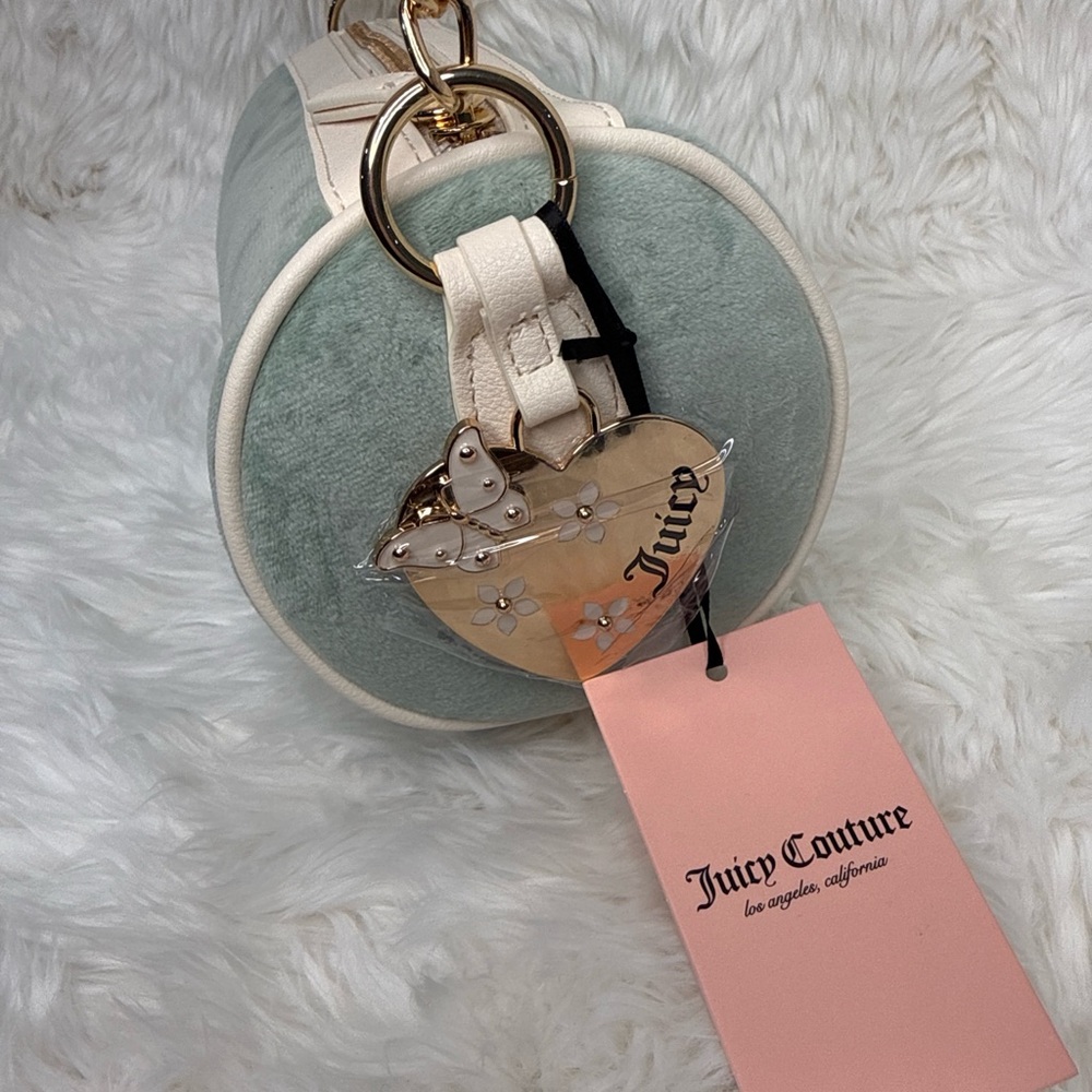 Juicy Couture Mint Green and Cream Shoulder Bag - Picture 4 of 4